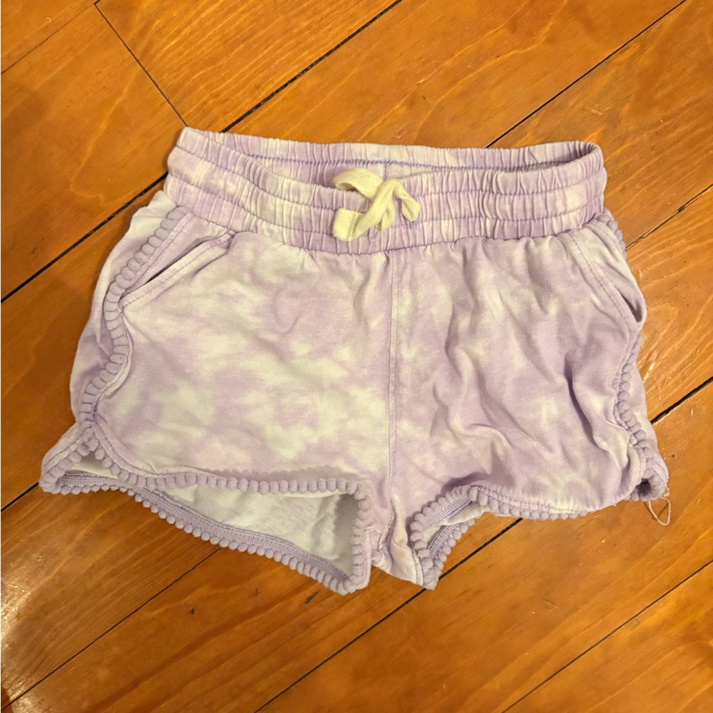 Tea Collection Lavender Tie-Dye Shorts